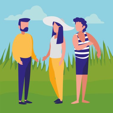 plaj kıyafetleri ve kadın ile adam