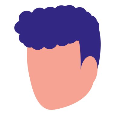 genç adam baş avatar karakter