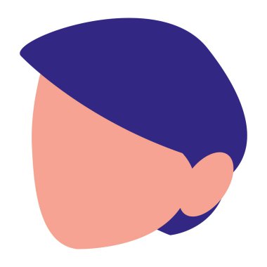 genç adam baş avatar karakter