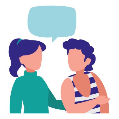 Genç Çift karakter konuşuyor