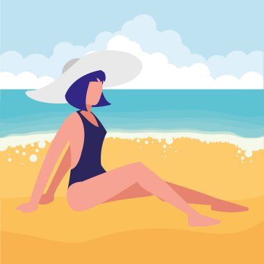 Mayo ile genç kadın