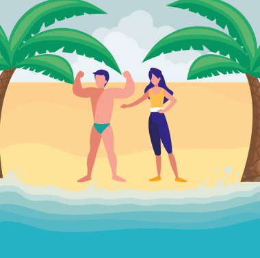 güçlü adam güzel kadınla