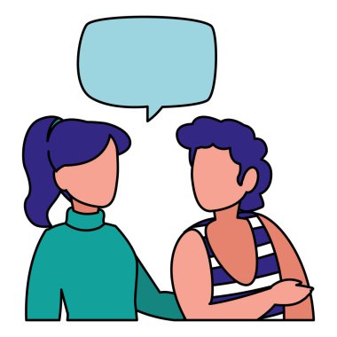 Genç Çift karakter konuşuyor