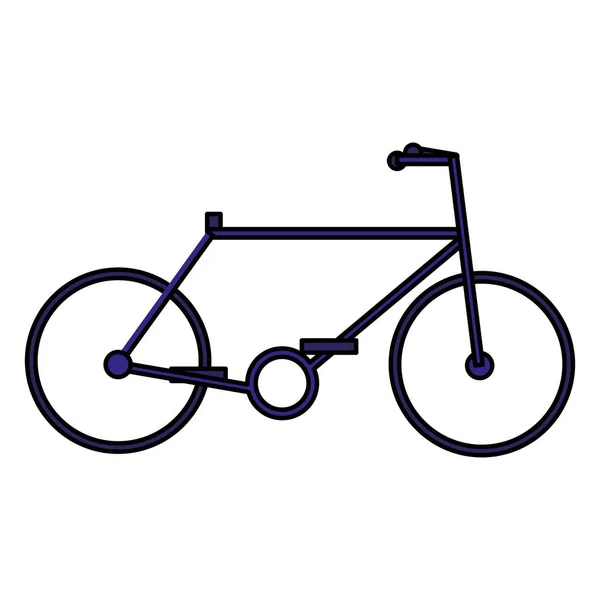 Ícone de veículo de bicicleta isolado —  Vetores de Stock
