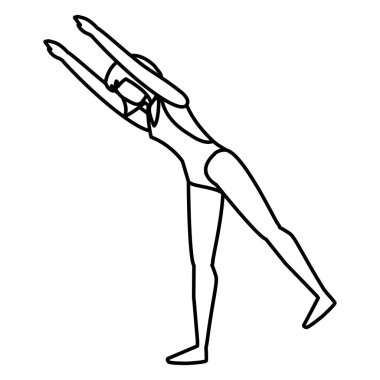 Mayo exercice pratik olan kadın