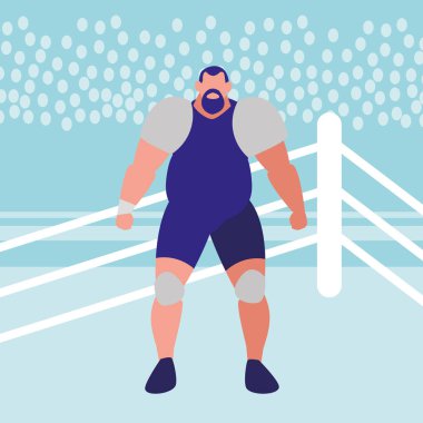 güreşçi adam simgesi