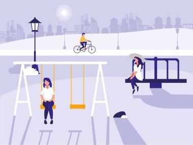 Park ve insanlar tasarım