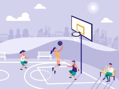 Basketbol spor tasarım