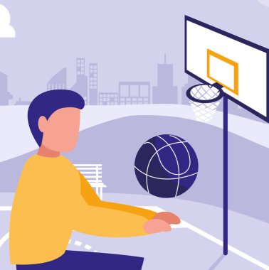 Basketbol spor tasarım