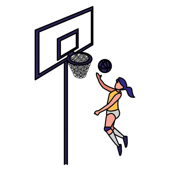 Basquete design desportivo —  Vetores de Stock