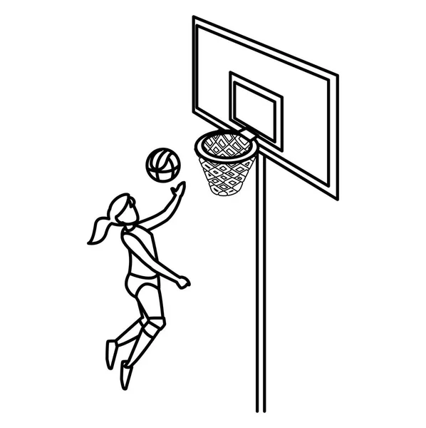 篮球运动设计 — 图库矢量图片