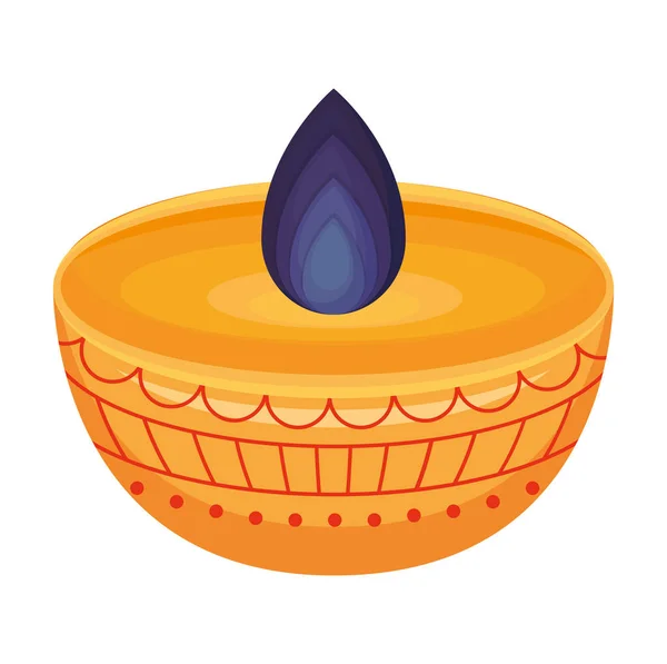 Diwali ljus design — Stock vektor