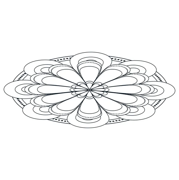 Mandala simge görüntüsü — Stok Vektör