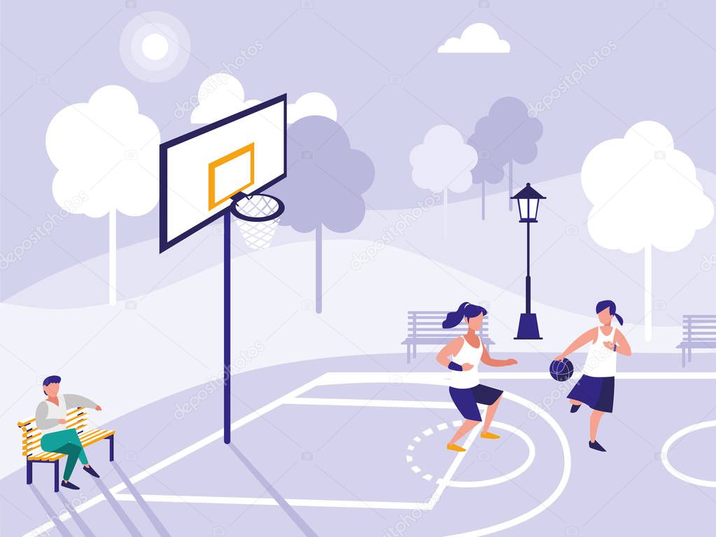 Basketball sport design