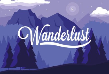 sahne manzara orman yolculuk tutkusu