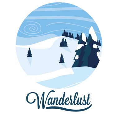 Yolculuk tutkusu poster çimen sahne ile