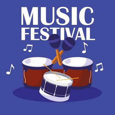 timbals ve Marakas tropikal aletler