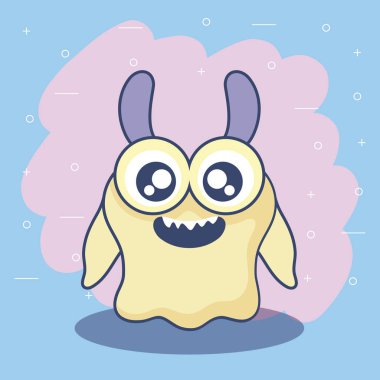 sevimli canavar kart simgesi