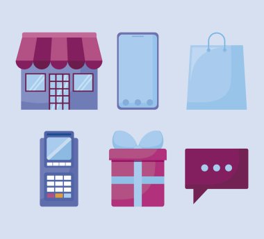 Sosyal medya pazarlama simgeleri