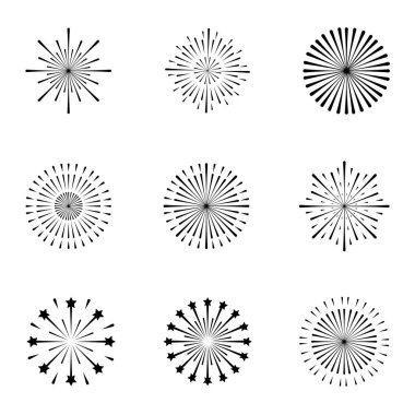 tek renkli sıçrama ışıklar kümesi