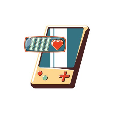 Retro video oyunu taşınabilir aygıt