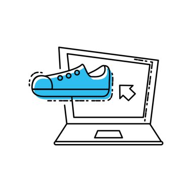 dizüstü bilgisayar ile ayakkabı erkek