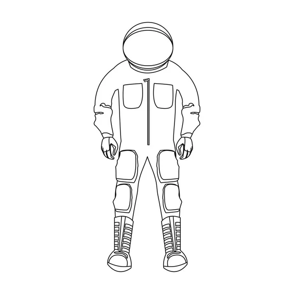 Astronauten-Weltraum — Stockvektor