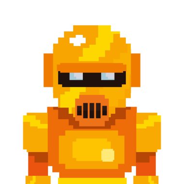piksel video oyunu altın robot