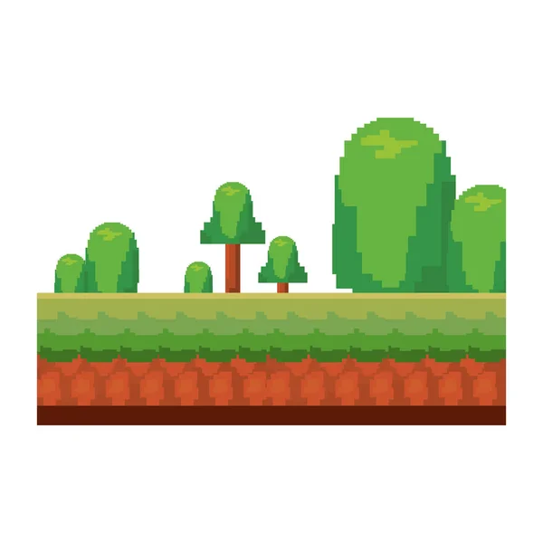 Pixel videojuego — Vector de stock