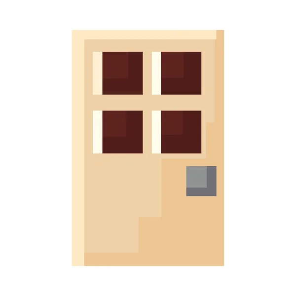 Pixel puerta de entrada — Vector de stock