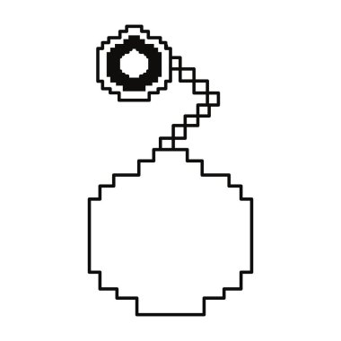 piksel video oyunu bomba yangın