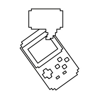 video oyunu pad konuşma balonu