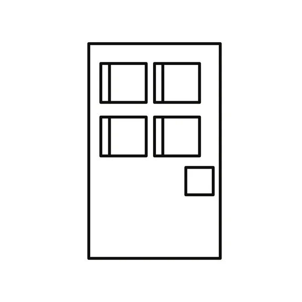 Pixel puerta de entrada — Archivo Imágenes Vectoriales