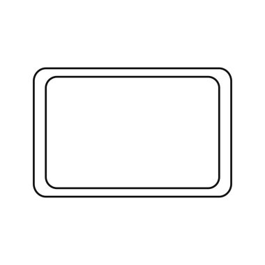 beyaz arkaplanda tablet bilgisayarı