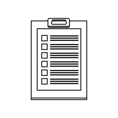 Beyaz arka planda pano rapor