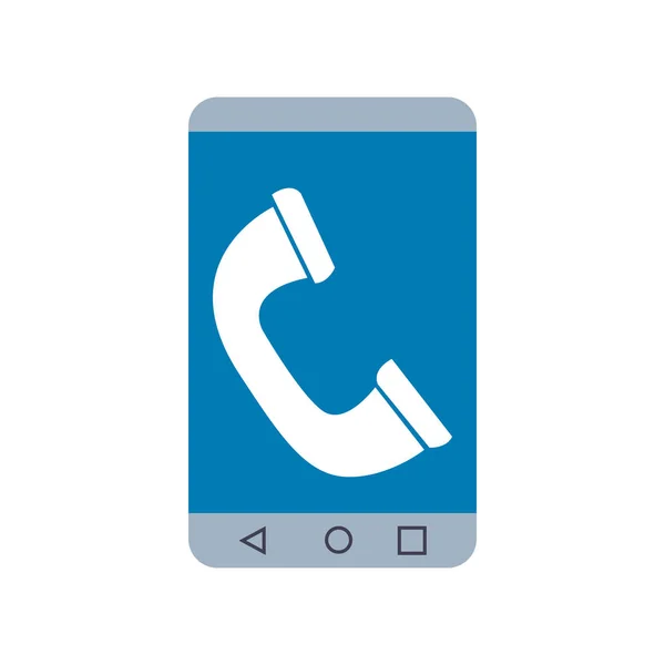 Mobiel bellen center ondersteuning telefonische hulplijn — Stockvector