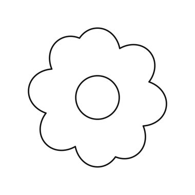 Beyaz arka plan üzerinde çiçek dekorasyon