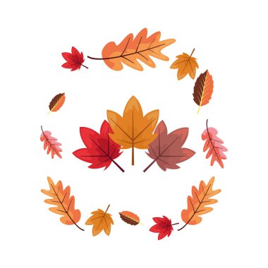 çelenk çiçek yaprakları yeşillik beyaz arka plan