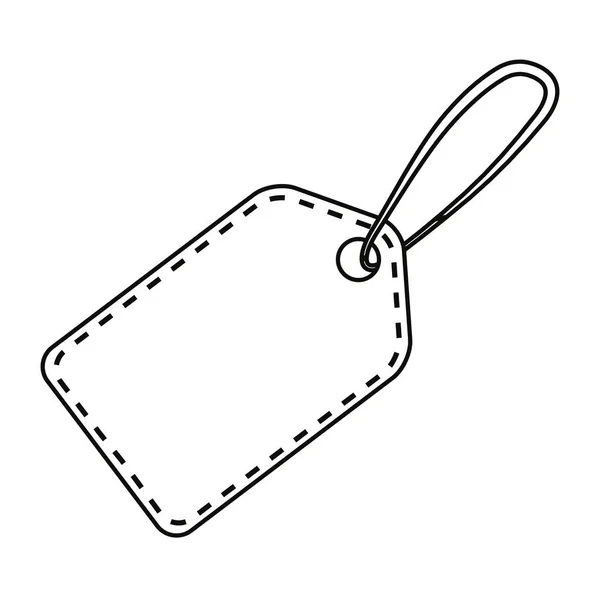 Tag prix sur fond blanc — Image vectorielle