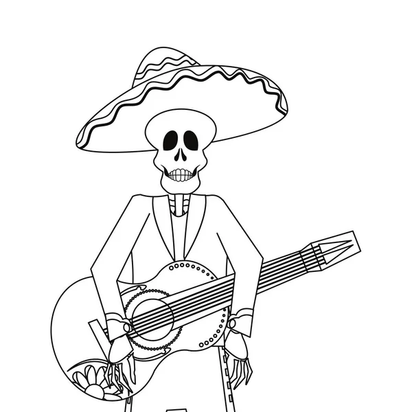 Concepto del Día de los Muertos — Vector de stock