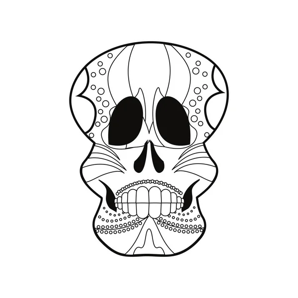 Concepto del Día de los Muertos — Vector de stock