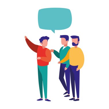 iş adamları connversation konuşma balonu