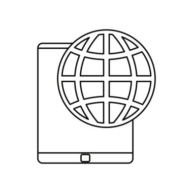 Dünya bağlantı smartphone aygıtı