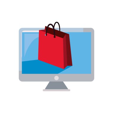 Çevrimiçi alışveriş kavramı