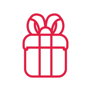 Kırmızı hediye kutusu