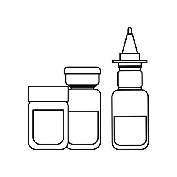 Vaccination medicinsk disposition — Stock vektor