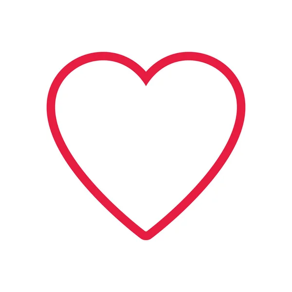Kärlek hjärta romantisk — Stock vektor