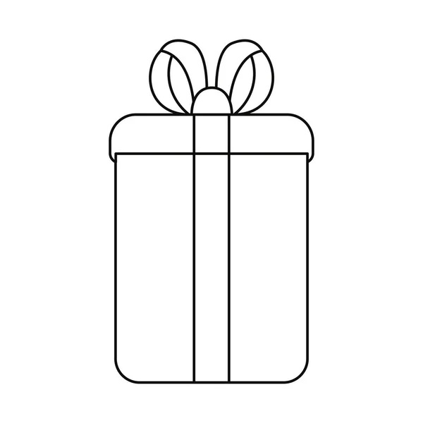 Caja de regalo rosa — Vector de stock