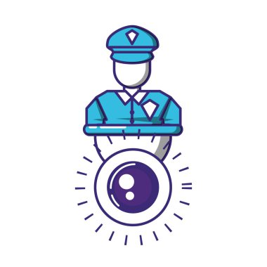 Güvenlik Aracısı güvenlik kamerası ile