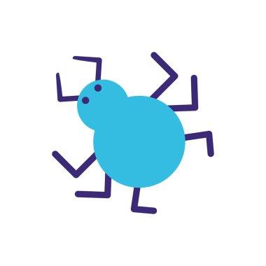 böcek hayvan izole simgesini